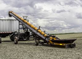 Convey-All conveyor belt in field