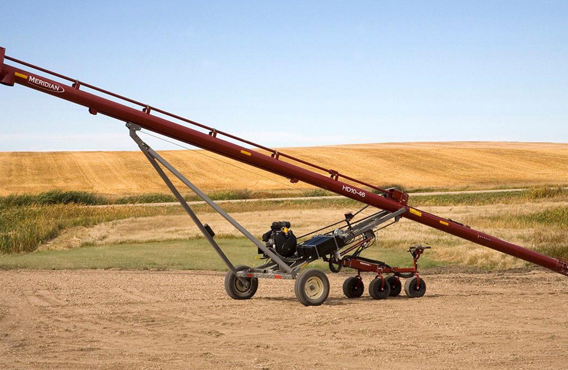 Meridian conventional auger in field
