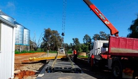 On-farm weigh bridge